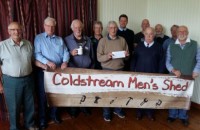 Coldstream Men's Shed receiving awards
