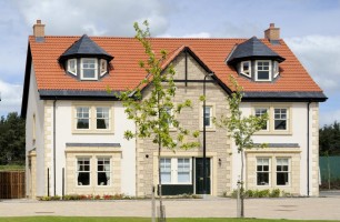outside photo of the Forrester town house