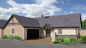 computer generated image of the outside of plot 205