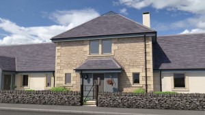 exterior computer image of The wishart home at birgham east